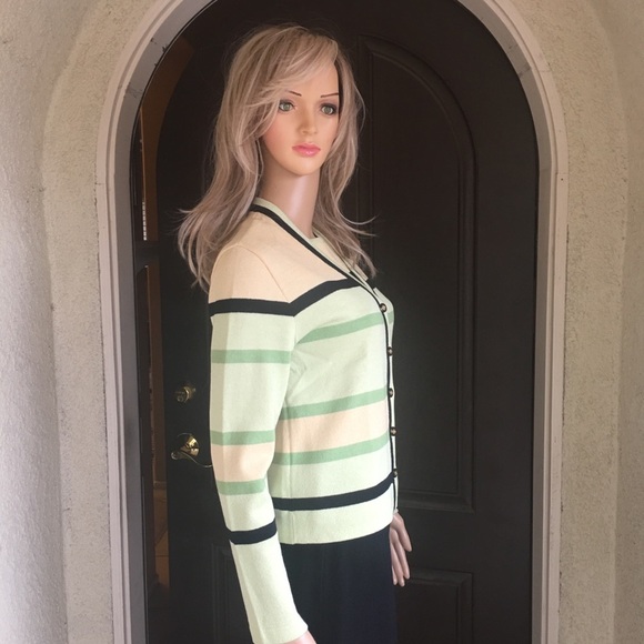 St. John sport sweater/sleeveless top/green size P - Picture 4 of 8